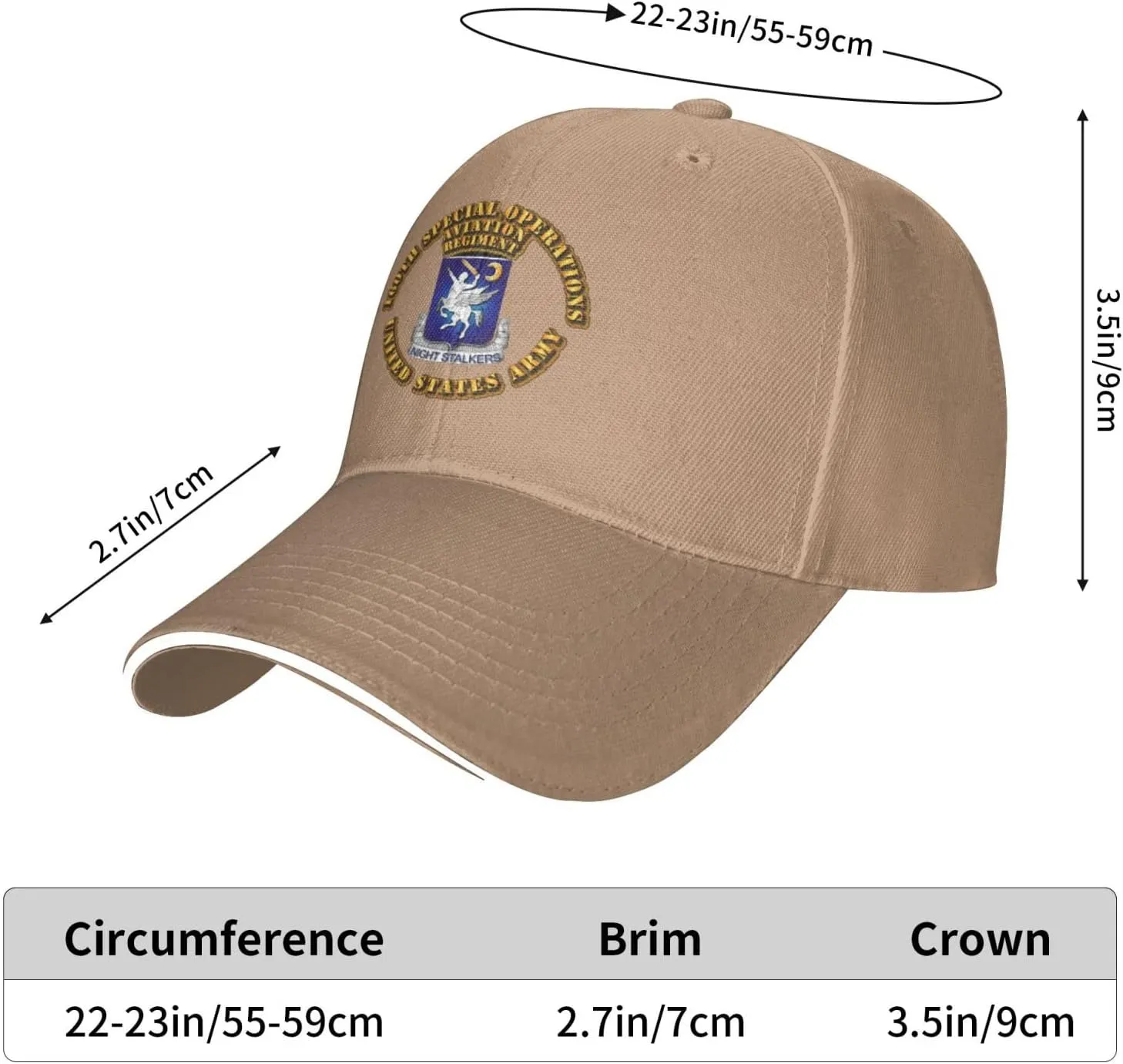 160th Special Operations Aviation Regiment Men and Women Adjustable Baseball Cap