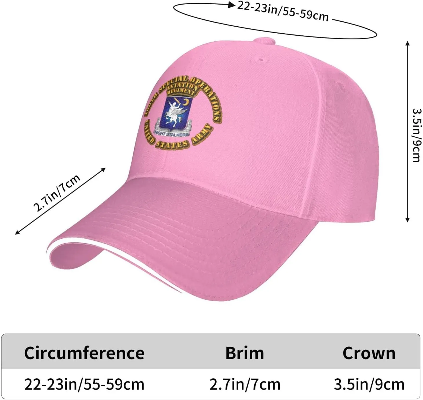 160th Special Operations Aviation Regiment Men and Women Adjustable Baseball Cap