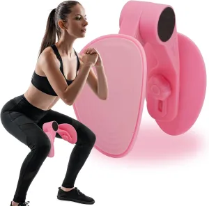 360° Rotation Thigh Master Thigh Exerciser, Inner Thigh Exerciser Equipment for Women with Three-Gear Adjustment, Pelvic Floor Muscle Repair Trainer Kegel Exercise, Pink