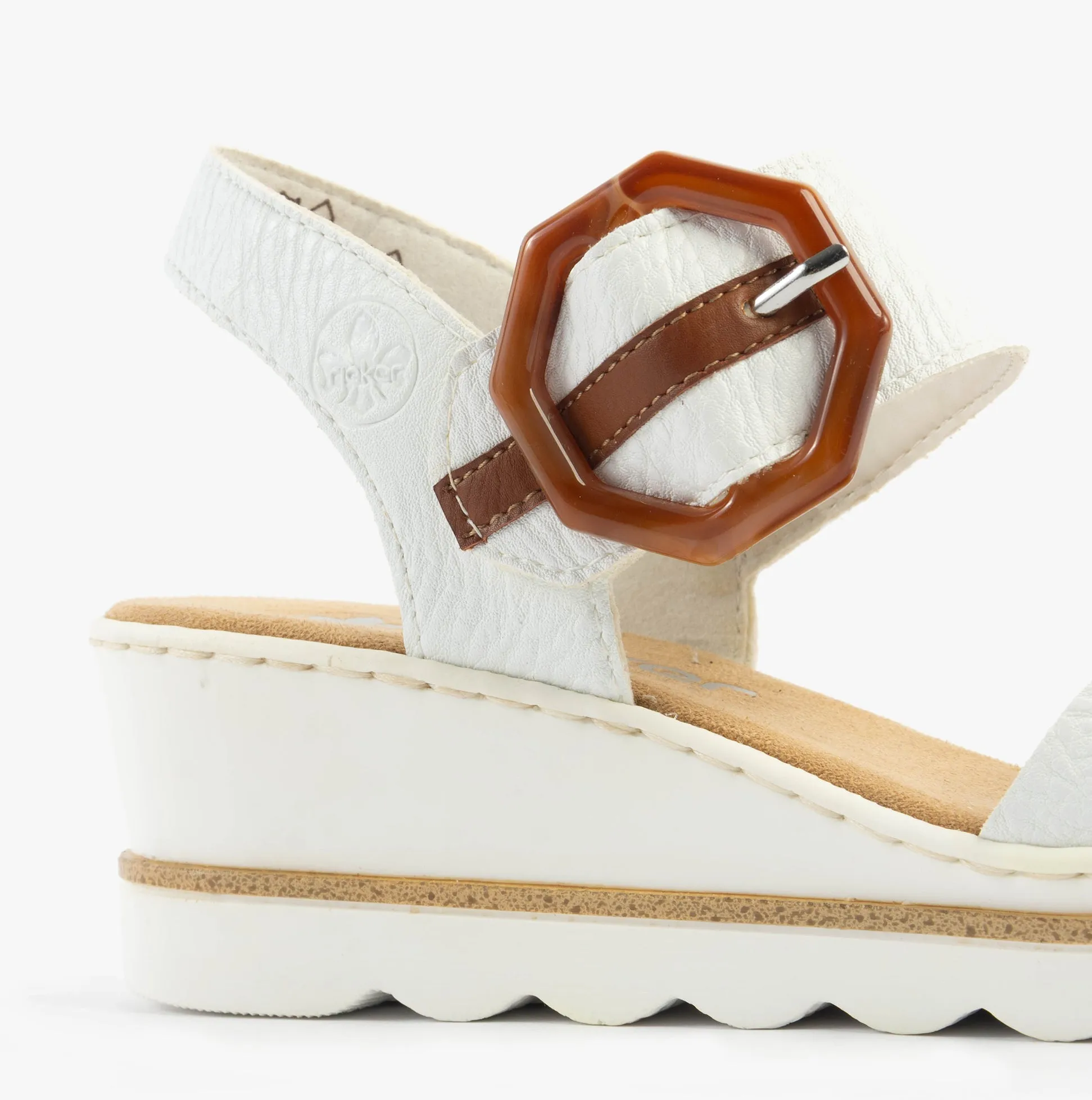 67476-83 Womens Sandals White Combination