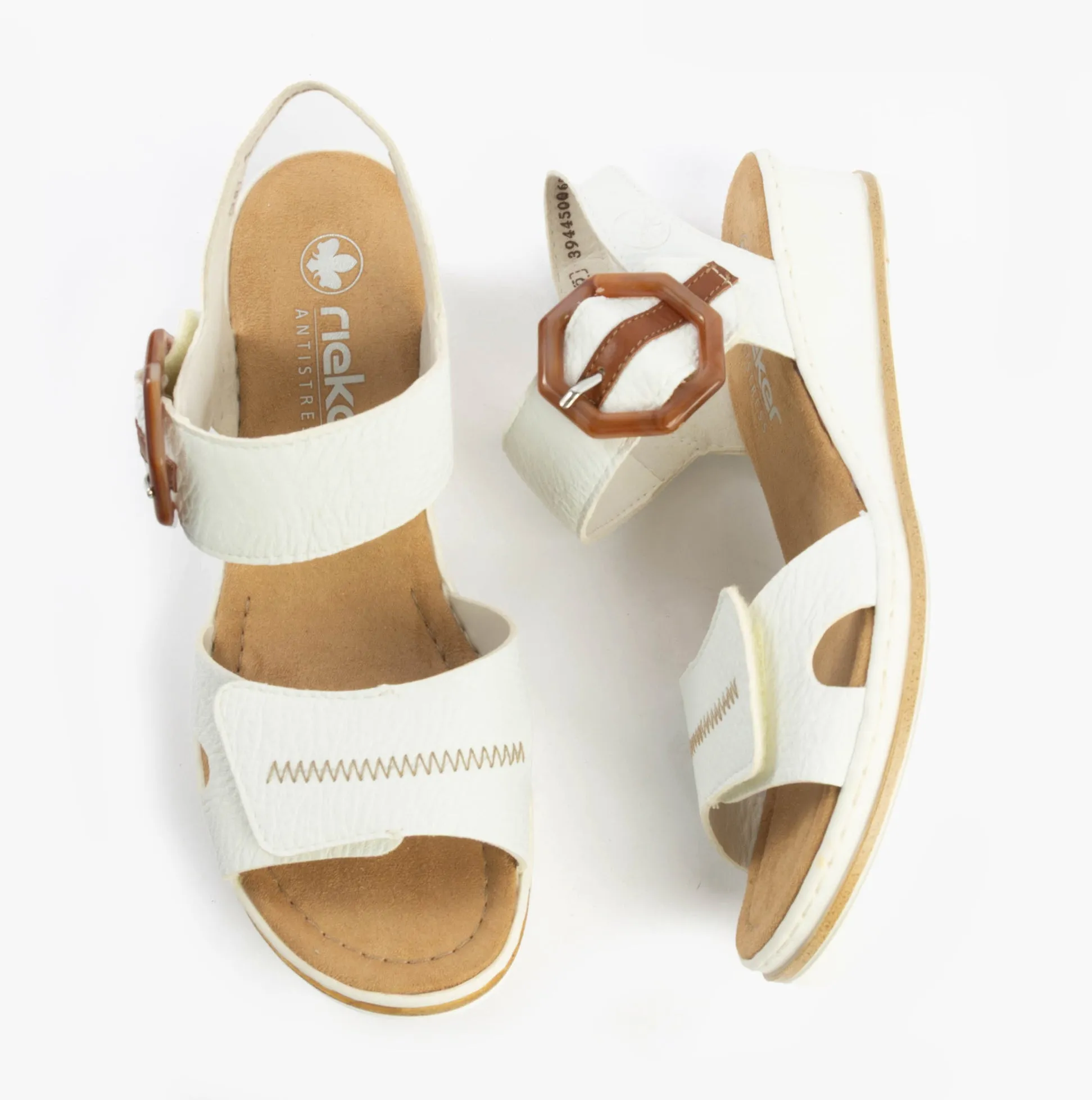 67476-83 Womens Sandals White Combination