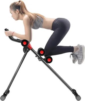 Ab Crunch Coaster,AB Workout Equipment,Multi-Functional Exercise Equipment for Home Gym,Height Adjustable Abs Workout,Full Body Fitness Machine Suitable for Beginner,from USA Fast Arrival