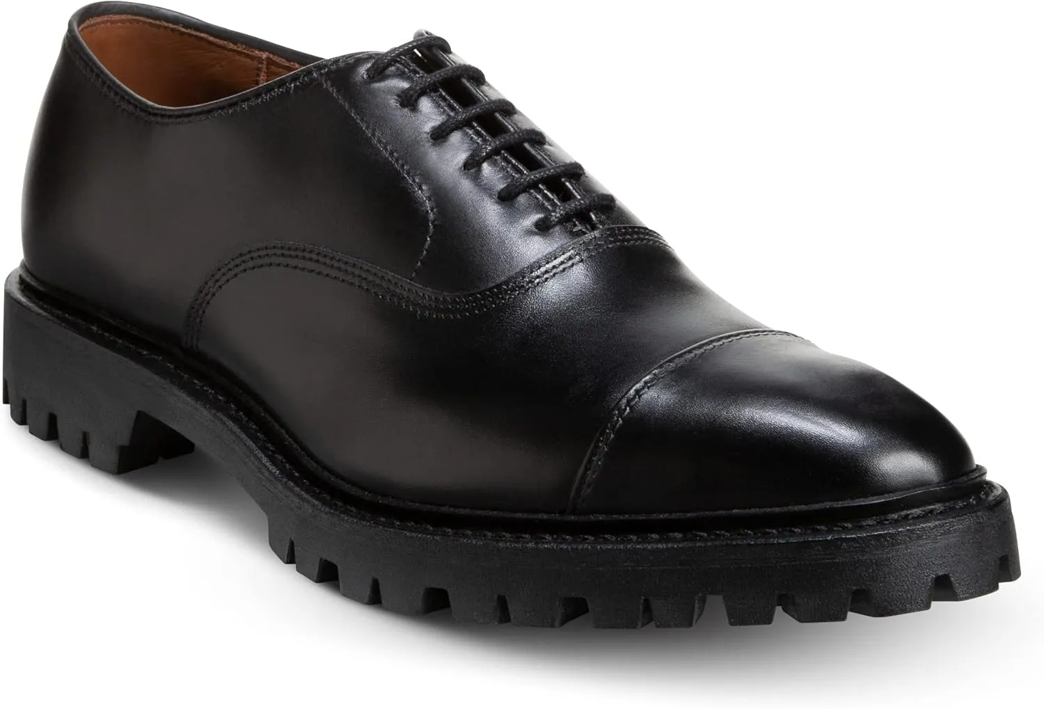 Allen Edmonds Men's Park Avenue Cap Toe Lace Up Leather Oxford Lug Dress Shoe