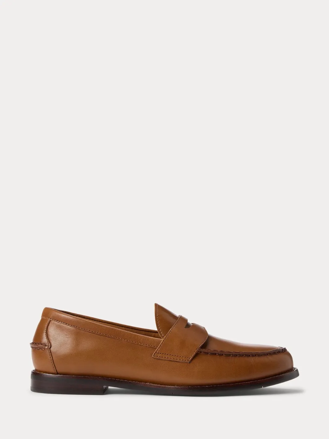 ALSTON LEATHER PENNY LOAFER Brun