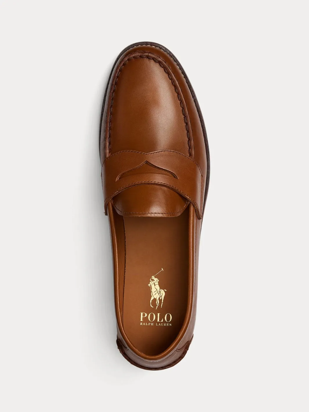ALSTON LEATHER PENNY LOAFER Brun