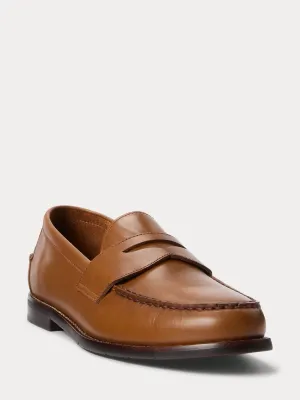 ALSTON LEATHER PENNY LOAFER Brun