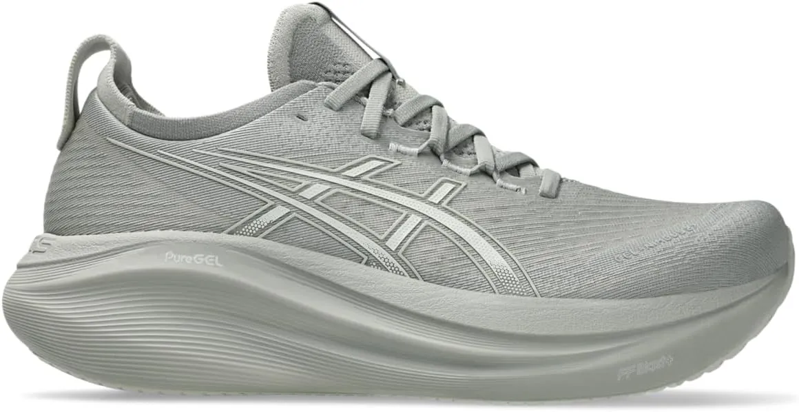 ASICS Men's Gel-Nimbus 27 Running Shoe, 9.5, Seal Grey/Lake Grey