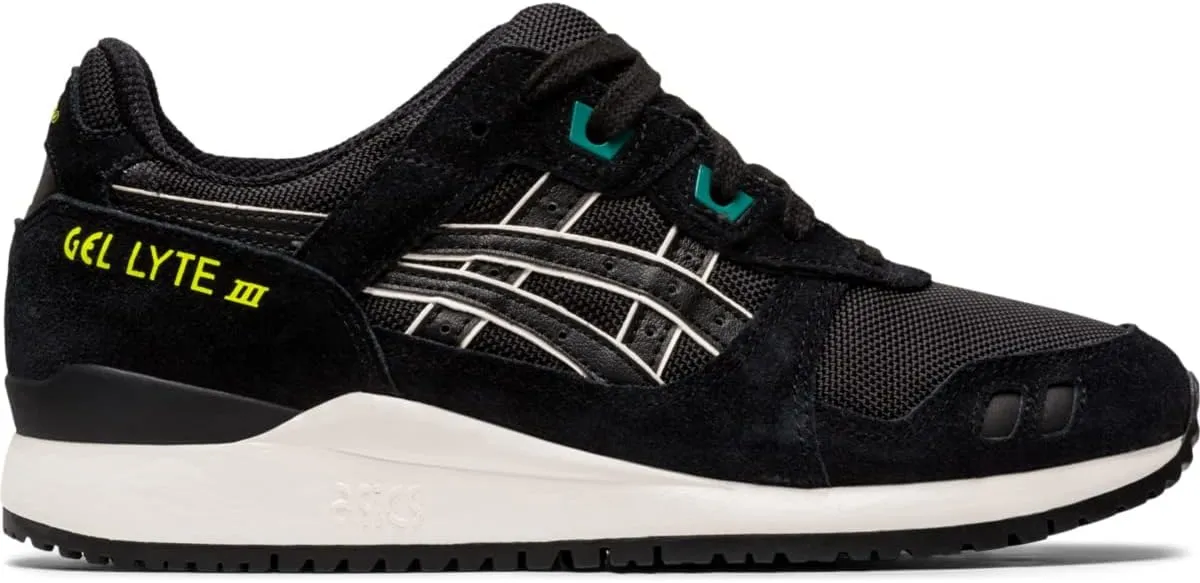 ASICS Tiger Women's Gel-Lyte III Shoes, 7.5, Black/Black