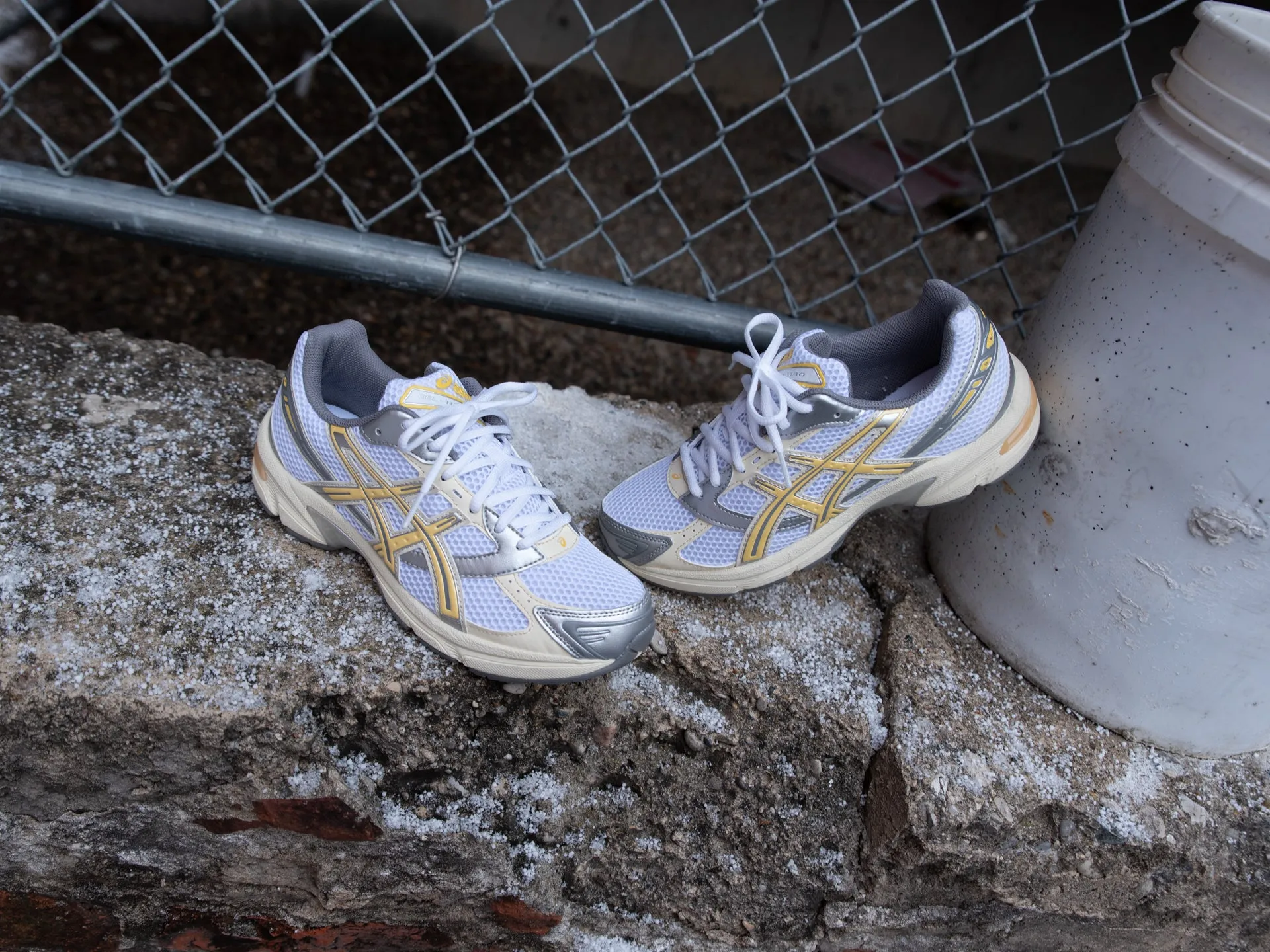 Asics Women's GEL-1130 'White/Faded Yellow'