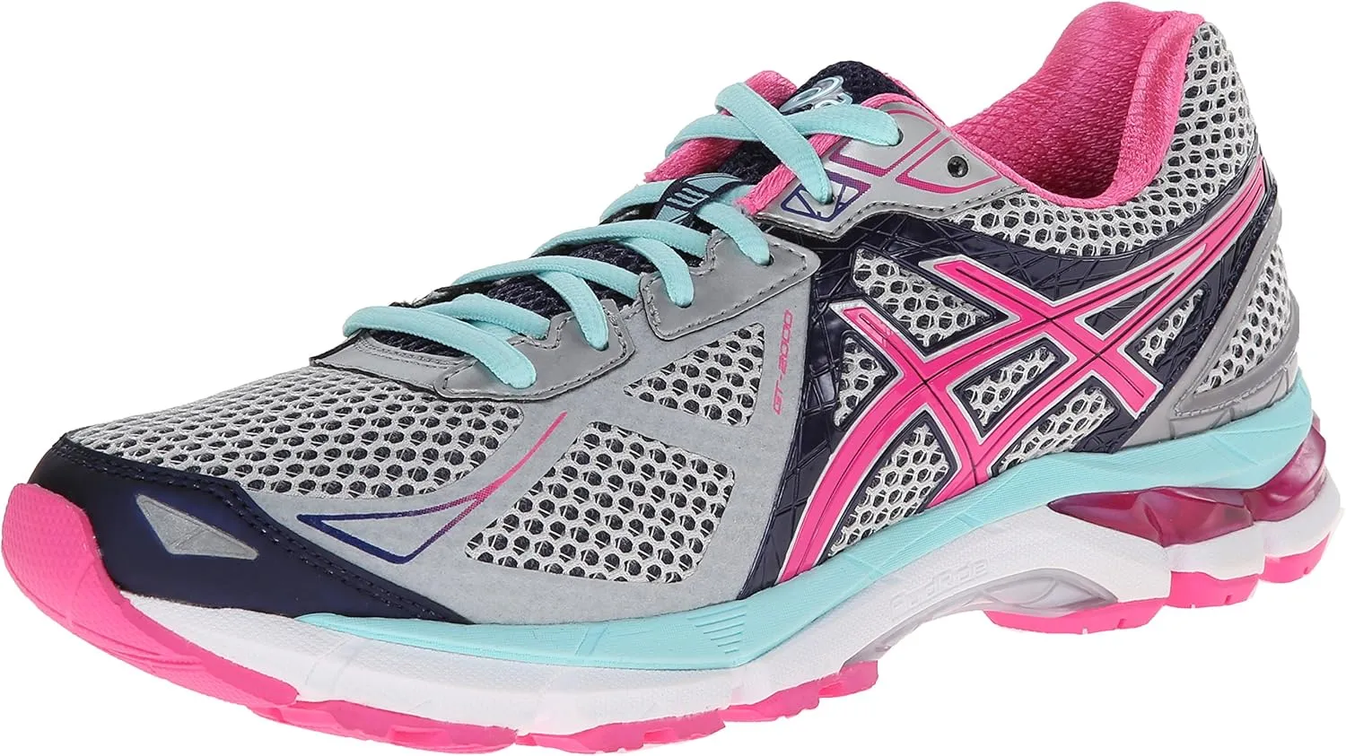 ASICS Women's GT-2000 3 Trail Running Shoe Lightning/Hot Pink/Navy