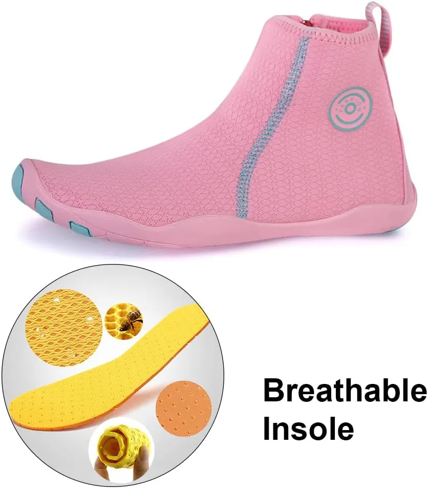Beach Wet Water Shoes Mens Womens Wetsuit Boots Quick Dry Water Pool Trainer Sport Shoes for Swim Surf Beach Boating Snorkeling Diving Running Yoga