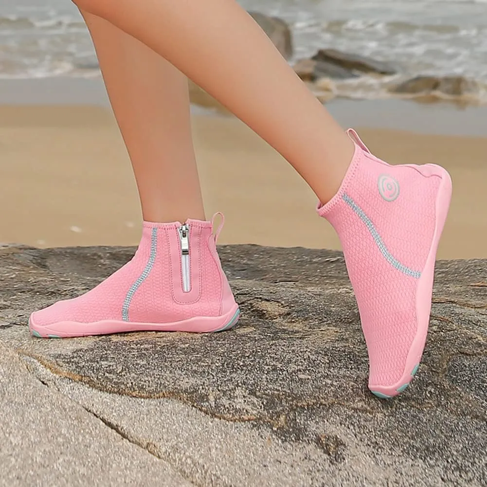 Beach Wet Water Shoes Mens Womens Wetsuit Boots Quick Dry Water Pool Trainer Sport Shoes for Swim Surf Beach Boating Snorkeling Diving Running Yoga