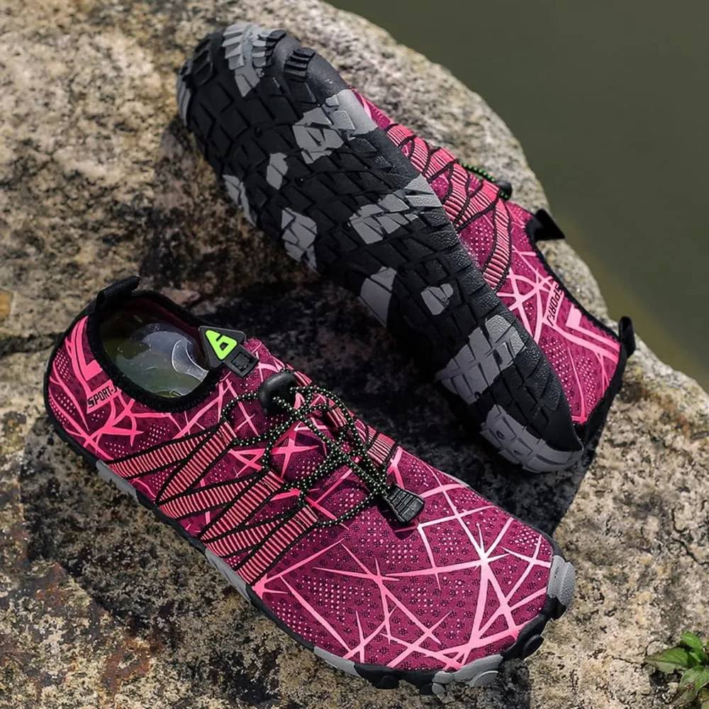 Beach Wet Water Shoes Mens Womens Wetsuit Boots Quick Dry Water Pool Trainer Sport Shoes for Swim Surf Beach Boating Snorkeling Diving Running Yoga