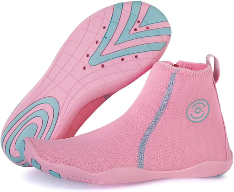Beach Wet Water Shoes Mens Womens Wetsuit Boots Quick Dry Water Pool Trainer Sport Shoes for Swim Surf Beach Boating Snorkeling Diving Running Yoga