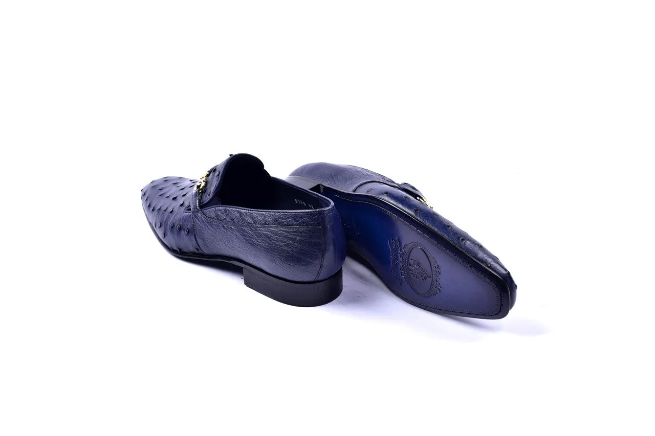 C0226- 5776 Genuine Ostrich-Navy