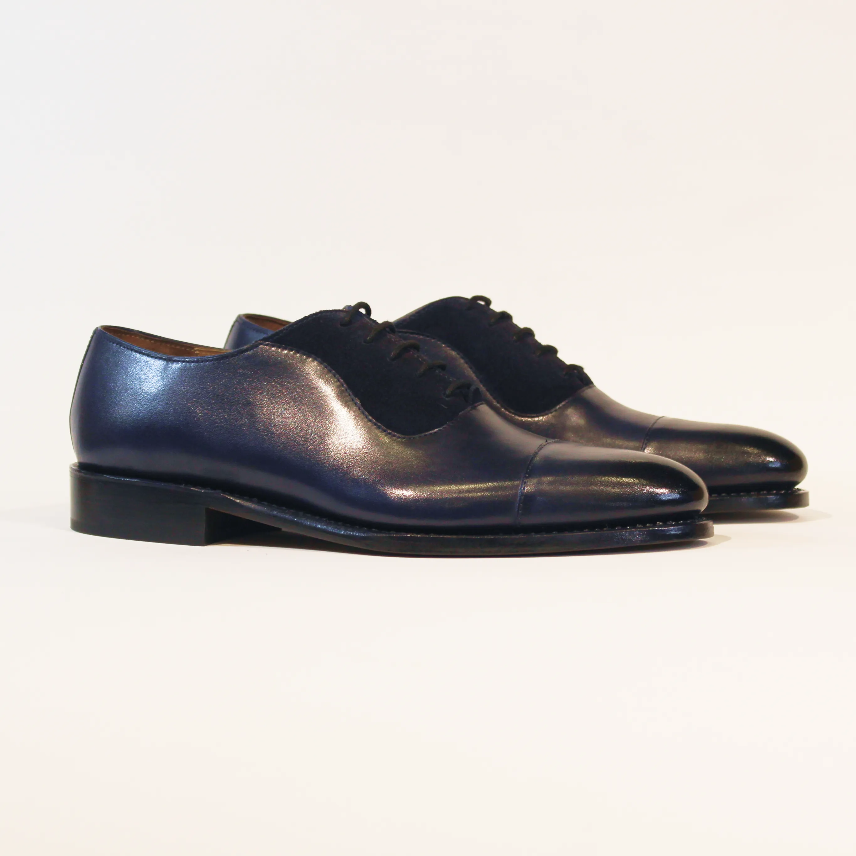 Cap-Toe Shoe Blue
