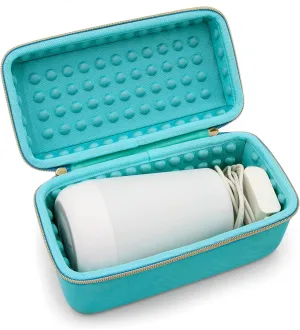 CASEMATIX Travel Case Compatible with Hatch Rest Sound Machine Night Light or Hatch Rest  Portable Dream Machine - Includes Turquoise Coverlet Carry Case Only