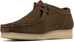 Clarks Mens Wallabee Loafer, Khaki Suede, Size 11