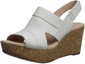 Clarks Women's Annadel Ivory Wedge Sandal