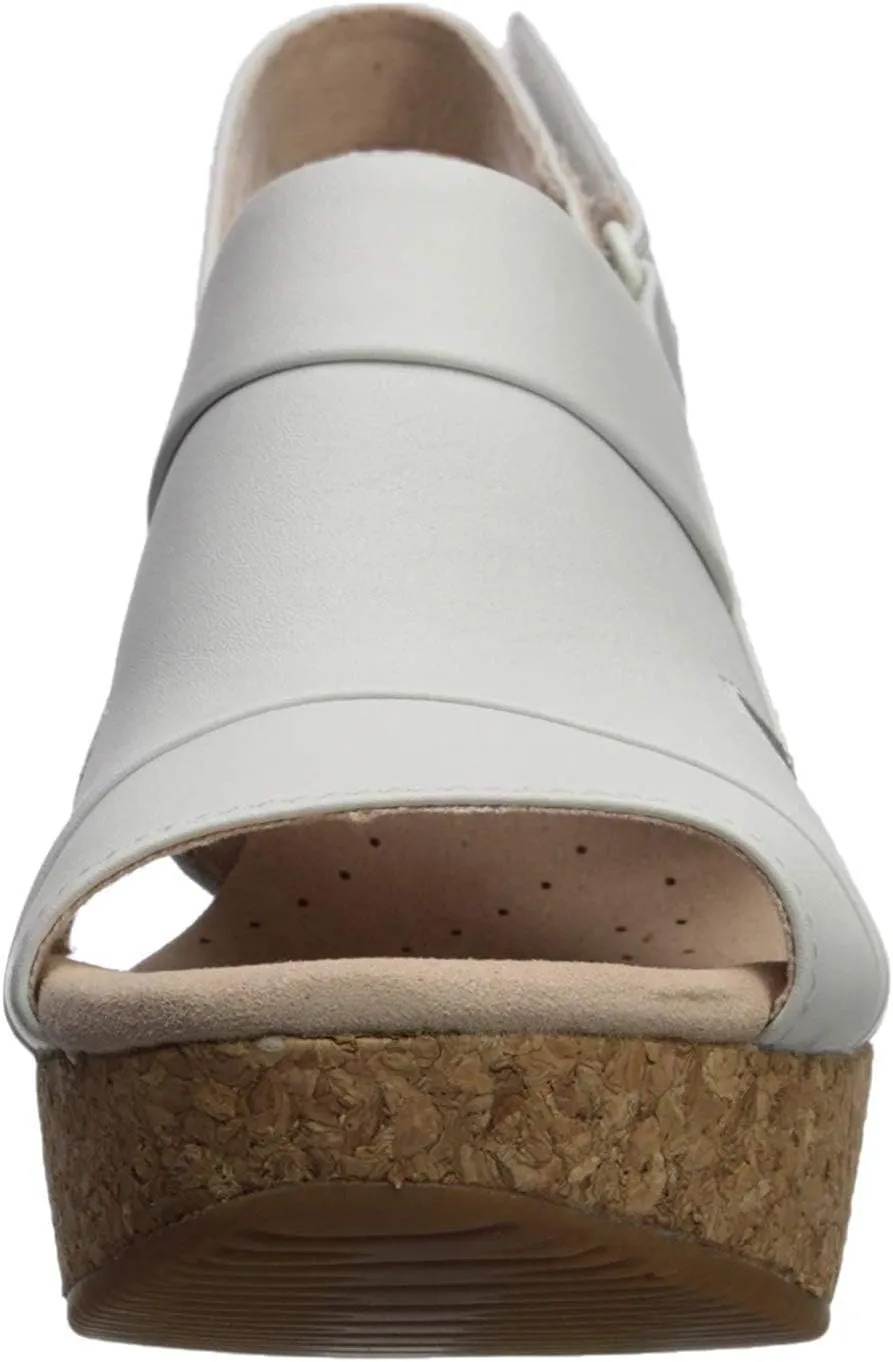 Clarks Women's Annadel Ivory Wedge Sandal