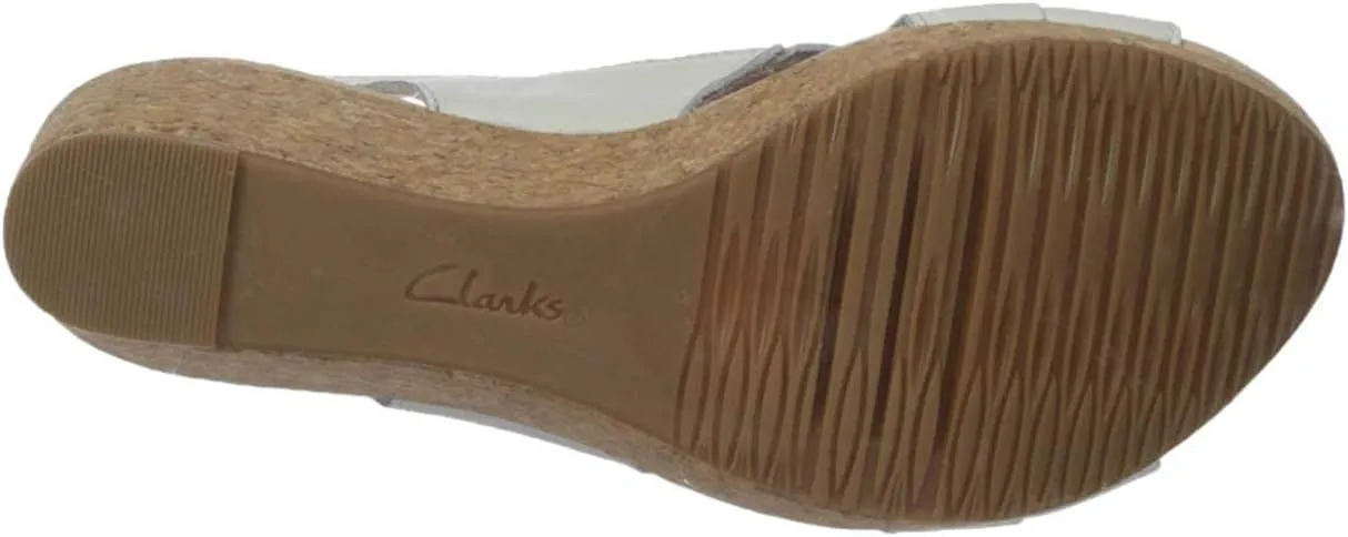 Clarks Women's Annadel Ivory Wedge Sandal