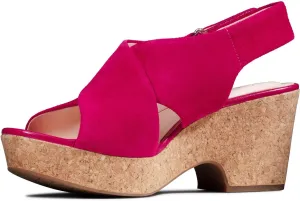 CLARKS Women's Maritsa Lara Wedge Sandal, AD Template Size