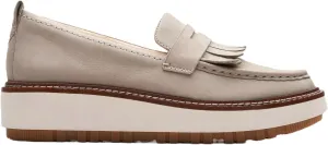 Clarks Women's Orianna W Loafer, Stone Nubuck, 9.5