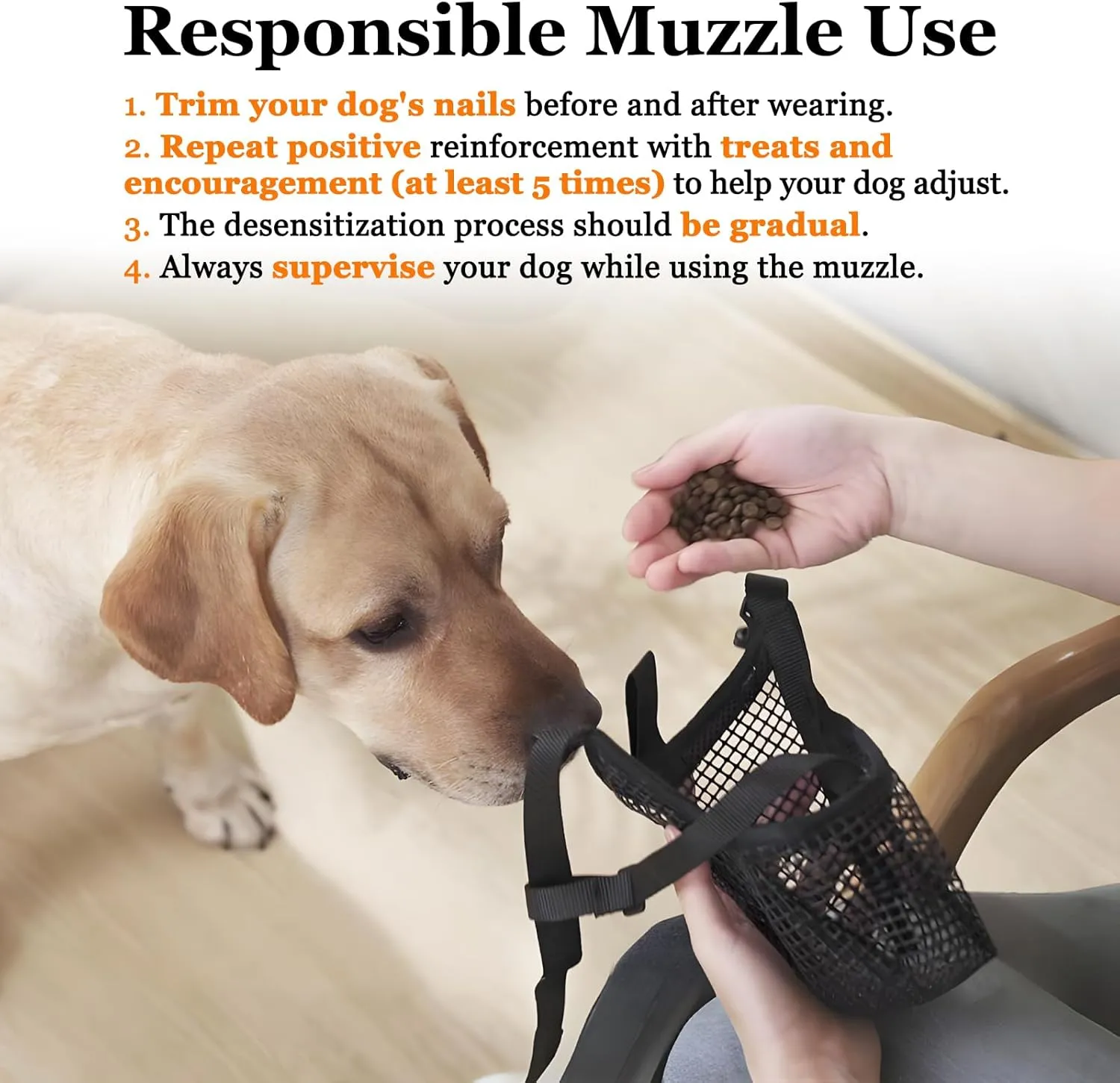 Crazy Felix Dog Muzzle, Soft Mesh Muzzle for Small Medium Large Dogs Labrador German Shepherd, Breathable Adjustable Mouth Guard for Biting Chewing Scavenging, Allows Panting and Drinking(Grey, XL)
