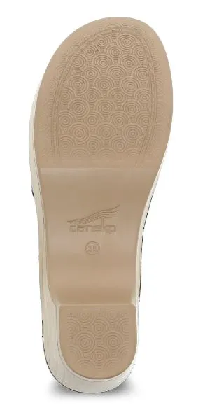 Dansko Black Tumbled Nappa Marjory Womens Comfort Slide Sandals 1022-102200