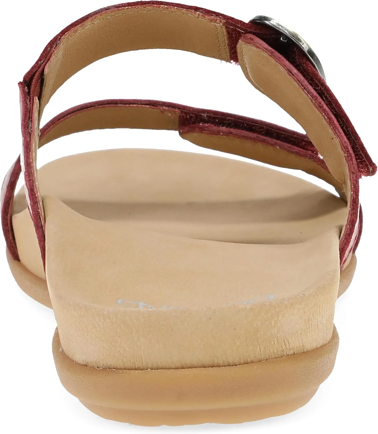 Dansko Justine Adjustable Sandal for Women - Leather Linings and Uppers for All-Day Comfort - Dual-Density EVA Footbed and Lightweight Rubber Outsole for Long-Lasting Wear