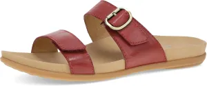 Dansko Justine Adjustable Sandal for Women - Leather Linings and Uppers for All-Day Comfort - Dual-Density EVA Footbed and Lightweight Rubber Outsole for Long-Lasting Wear