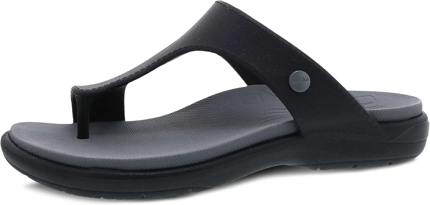 Dansko Krystal Slip-On Thong Sandal for Women – Lightweight and Durable, Easy Clean Molded EVA –Natural Arch Technology for Added Support