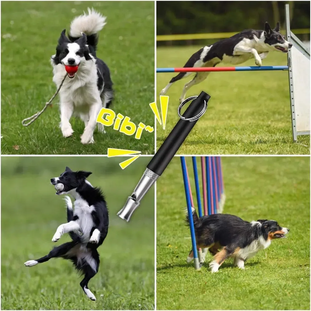 Dog Whistle To Stop Barking Device Dog Copper Silent Ultrasonic Training Flute Stop Barking for Pet Supplies Sound Trainer Tool