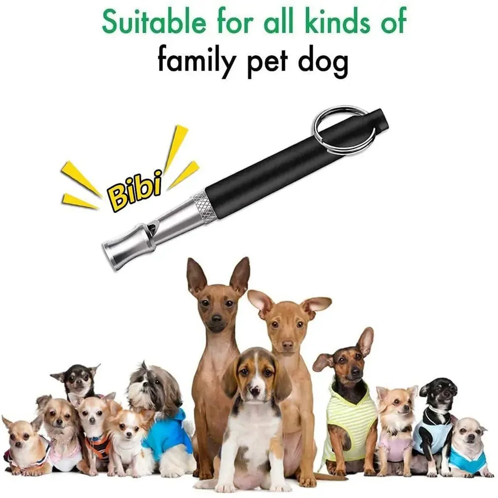 Dog Whistle To Stop Barking Device Dog Copper Silent Ultrasonic Training Flute Stop Barking for Pet Supplies Sound Trainer Tool