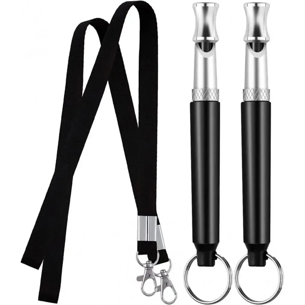 Dog Whistle To Stop Barking Device Dog Copper Silent Ultrasonic Training Flute Stop Barking for Pet Supplies Sound Trainer Tool