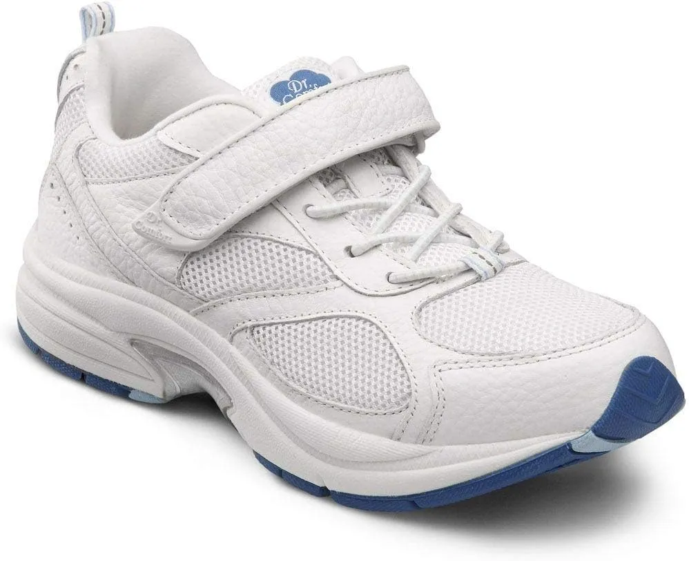 Dr. Comfort Victory White Therapeutic Shoes for Women with Gel Inserts-Stylish Closure-Womens Sneakers Athletic Shoes