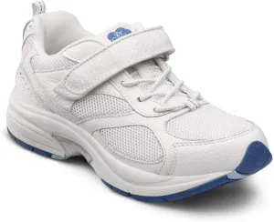 Dr. Comfort Victory White Therapeutic Shoes for Women with Gel Inserts-Stylish Closure-Womens Sneakers Athletic Shoes
