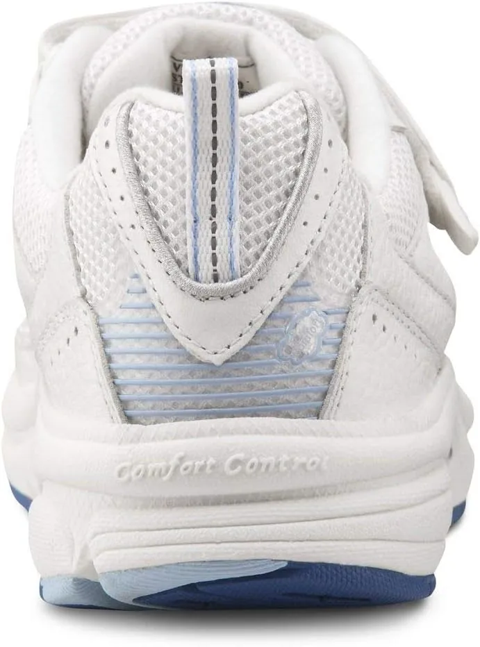 Dr. Comfort Victory White Therapeutic Shoes for Women with Gel Inserts-Stylish Closure-Womens Sneakers Athletic Shoes