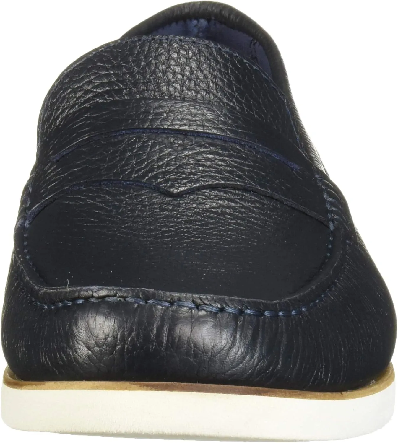 Driver Club USA Men's Leather Made in Brazil Rubber Sole Penny Loafer