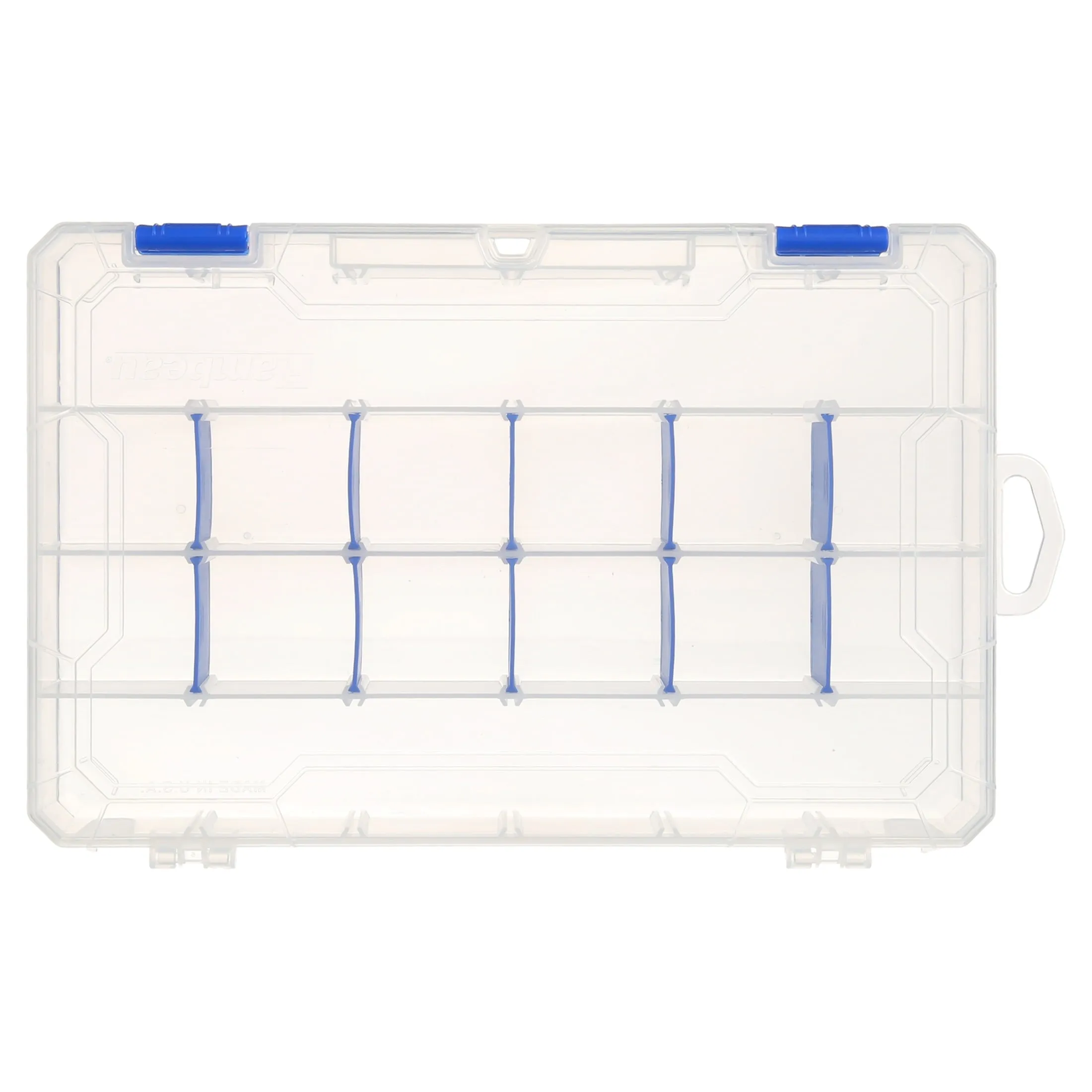 Flambeau Outdoors, 4007 Tuff Trainer,  24 Compartments, 6 Pack, Clear, 11 inches, Fishing Tackle Box