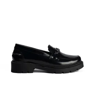 Flora Natural Leather Loafers