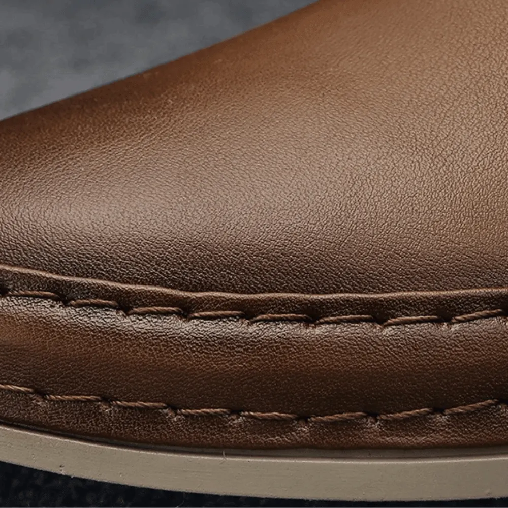 Forth Leather Men's Dockside Moccasin