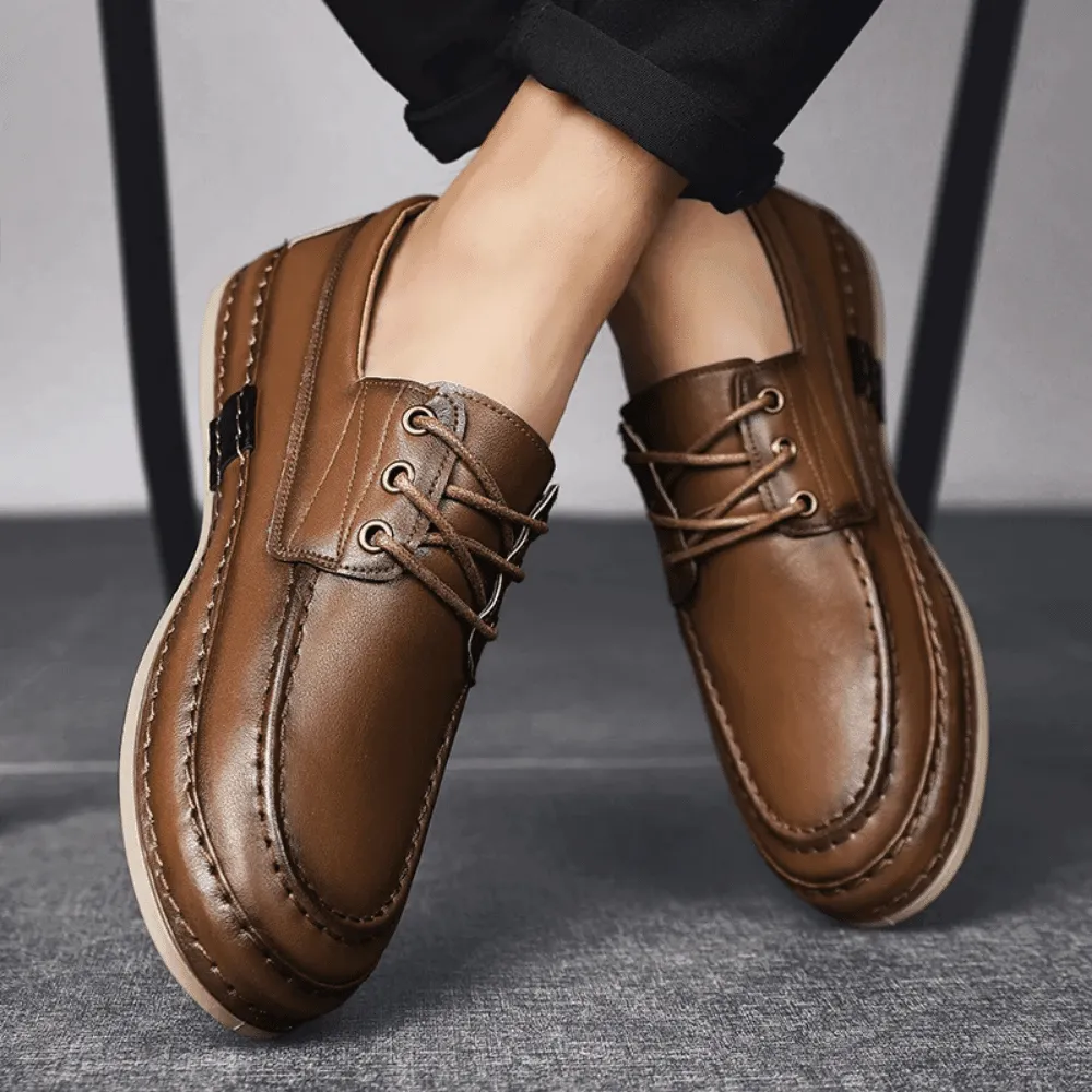 Forth Leather Men's Dockside Moccasin