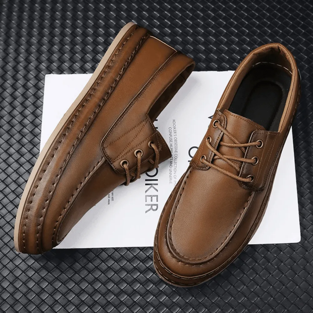 Forth Leather Men's Dockside Moccasin