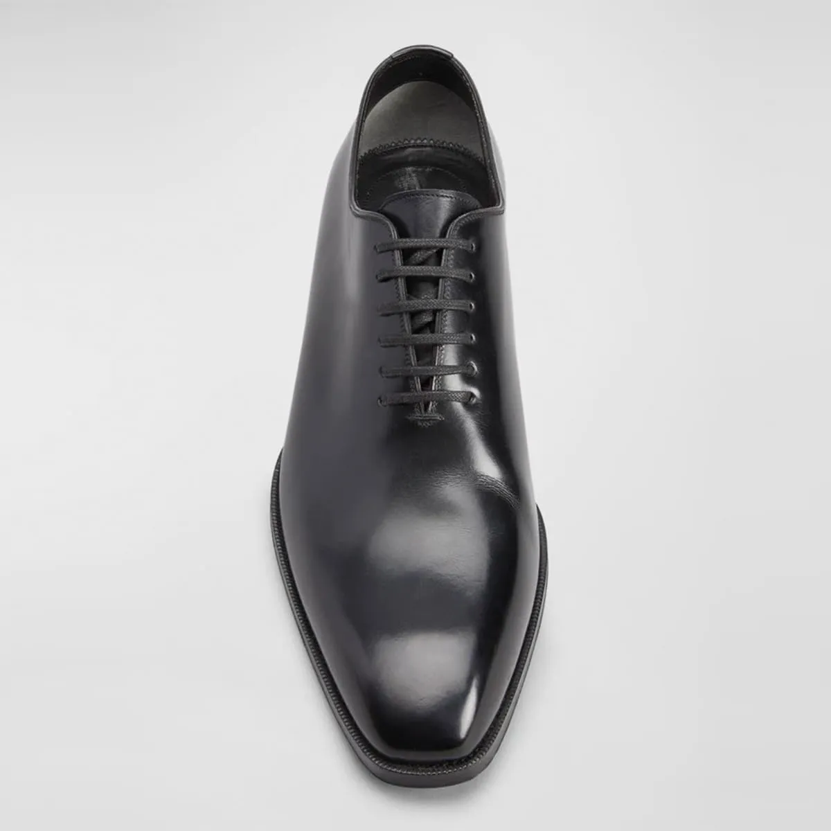 FSJ Men's Modern Square Toe Dress Shoes Classic Lace-up Oxford Handmade Leather Lined Perforated Formal Shoes Size 4-16 US