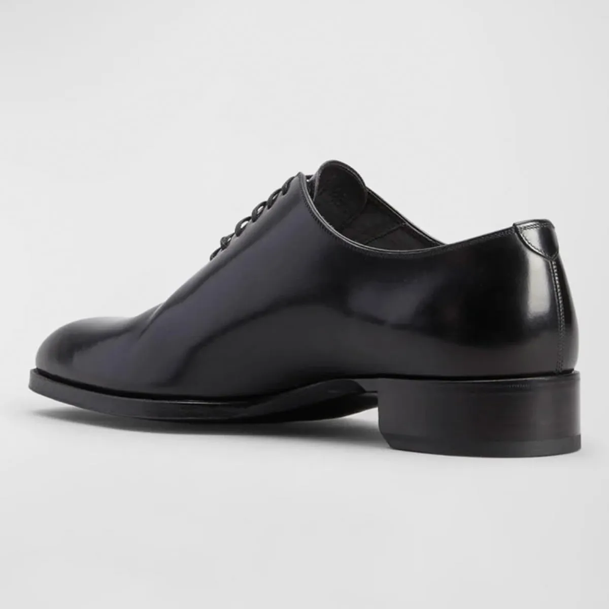 FSJ Men's Modern Square Toe Dress Shoes Classic Lace-up Oxford Handmade Leather Lined Perforated Formal Shoes Size 4-16 US