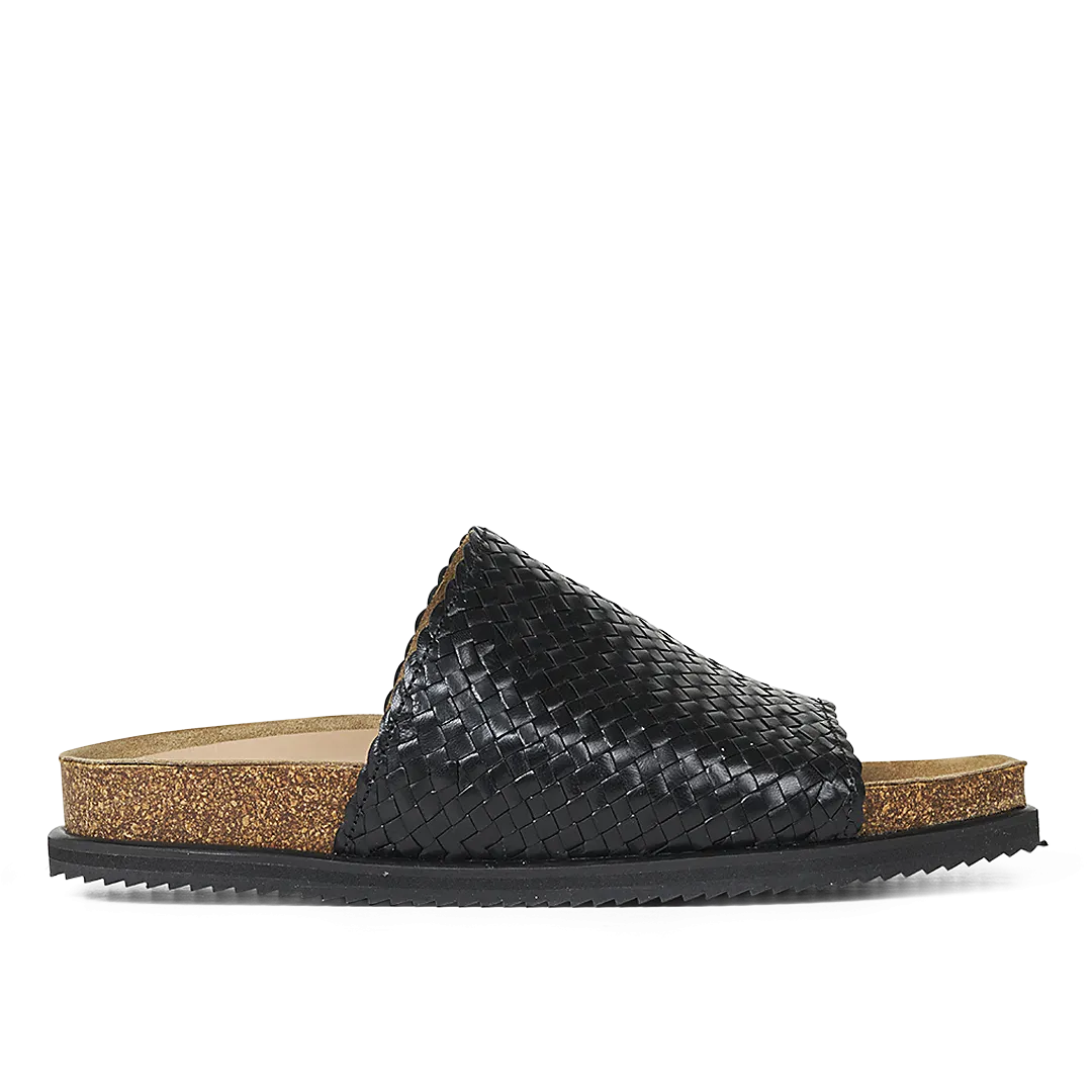 Hand-braided Footbed slip ins
