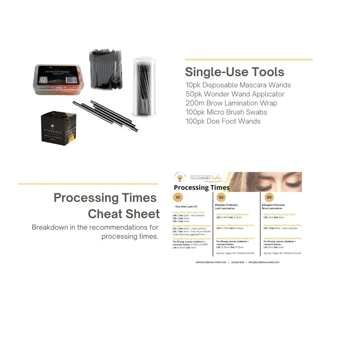 HANDS ON | COMBO | Elleeplex ProFusion Lash   Brow Lamination Course