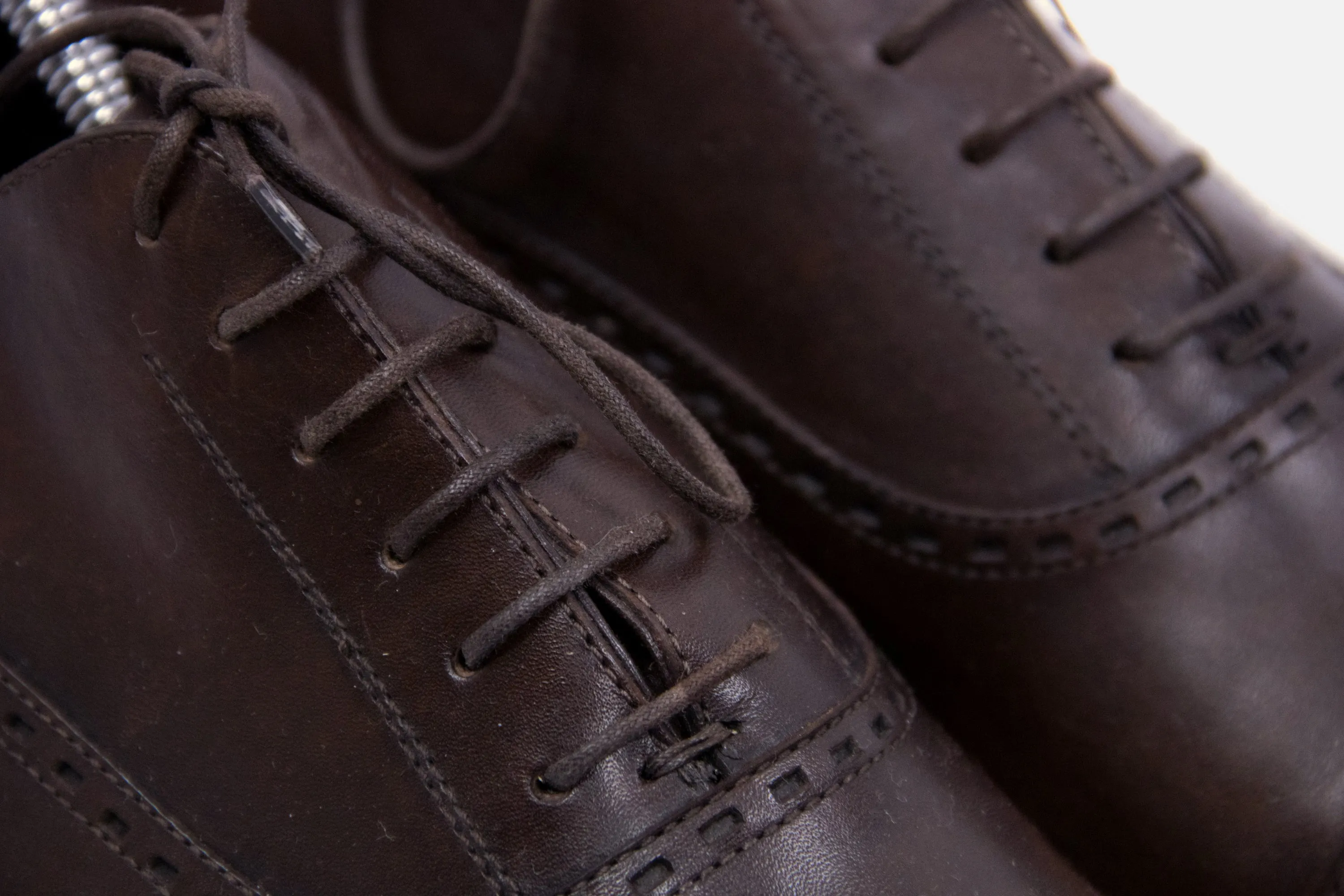 HENDERSON Cap Toe Oxford Shoes SIZE 45, UK 11, US 12