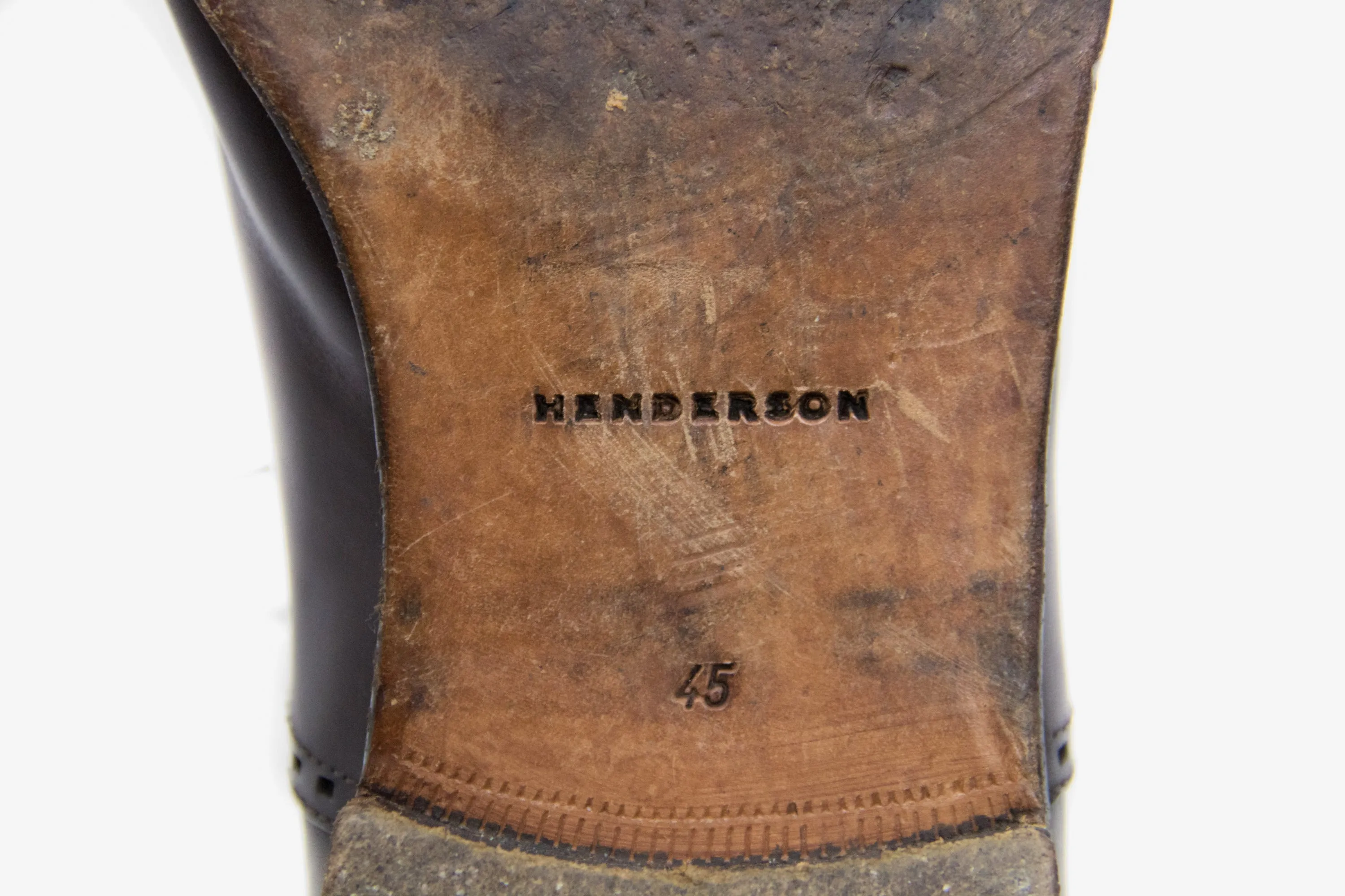HENDERSON Cap Toe Oxford Shoes SIZE 45, UK 11, US 12